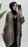 Lavinya Abaya Leopar